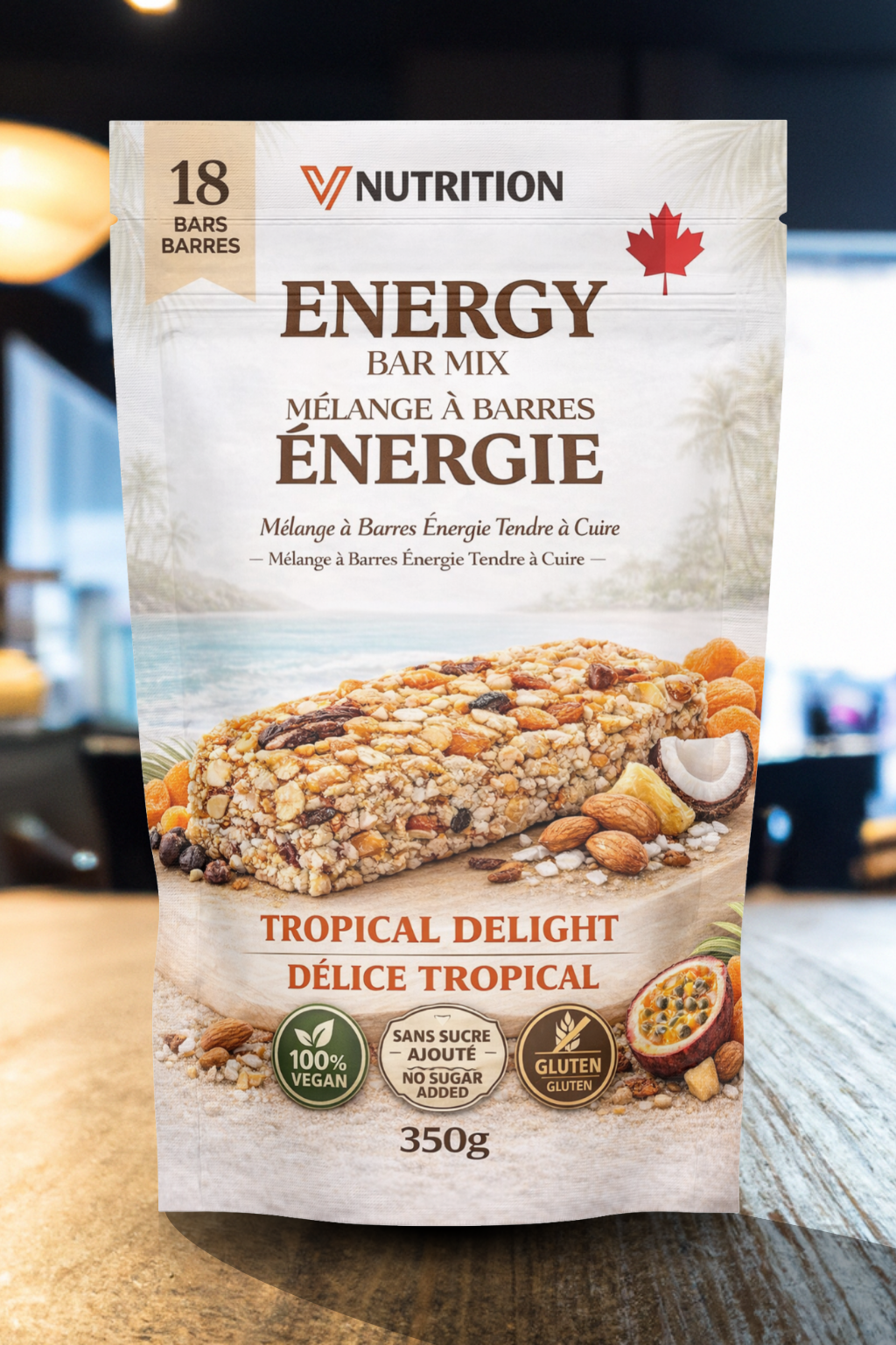 Mélange de Barres Énergétiques, Délice Tropical