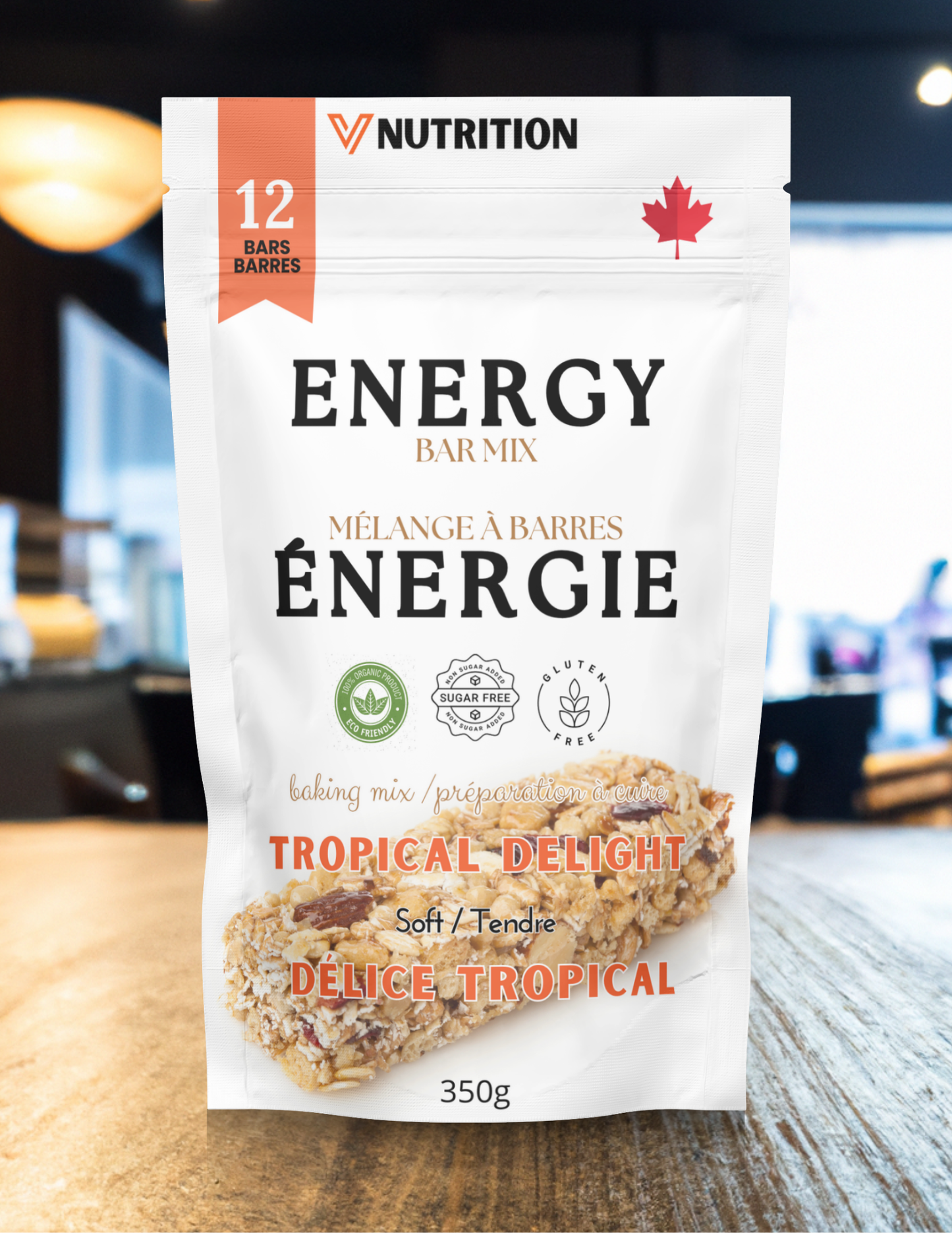 Mélange de Barres Énergie Délice Tropical